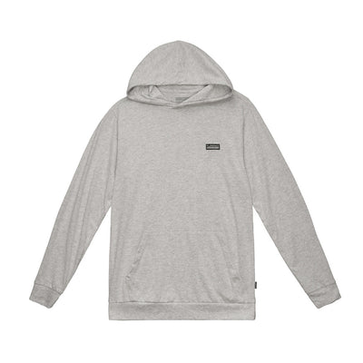 Color:Light Heather Grey-Florence Recover Hooded Long Sleeve Shirt