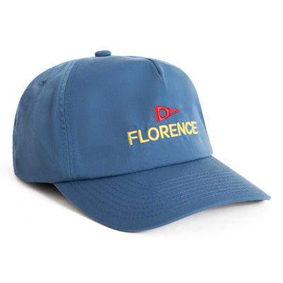 Color:Dark Blue-Florence Logo Twill Hat