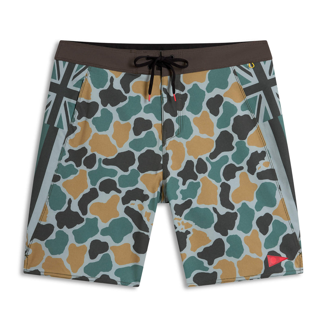 F1 Pro Hawaii Camo Boardshort | Florence Marine X UK