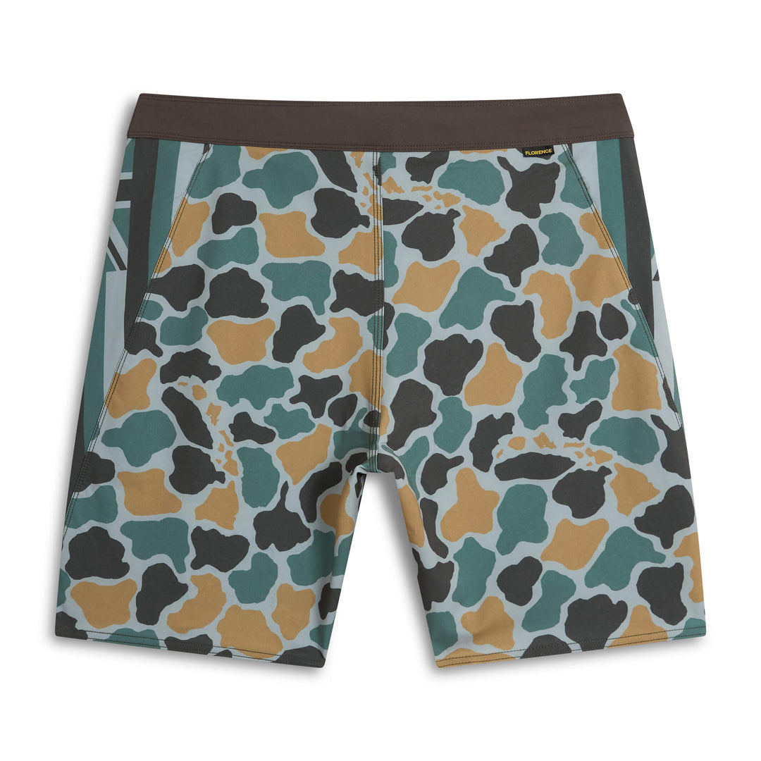 F1 Pro Hawaii Camo Boardshort | Florence Marine X UK