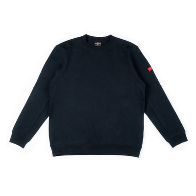 Color:Black-Florence Space Fleece Crew