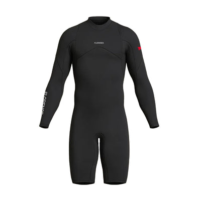 Color:Black-Florence 2MM Zipperless Long Sleeve Springsuit