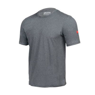Color:Heather Charcoal-Florence Short Sleeve Active T shirt
