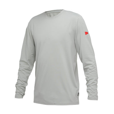 Color:Light Grey-Florence Airtex Long Sleeve Shirt