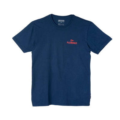 Color:Dark Navy-Florence Crew T-Shirt
