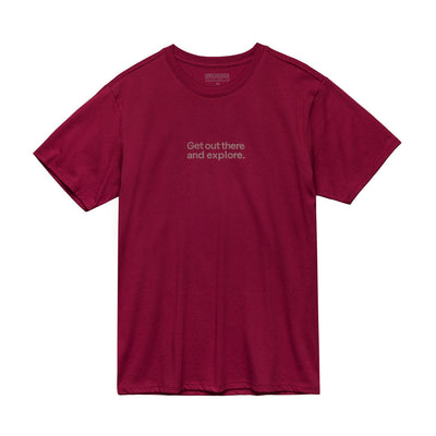 Color:Maroon-Florence GOTAE Organic Shirt